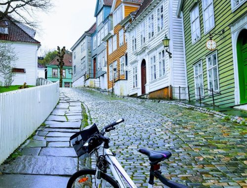 Beautiful Bergen offers exciting cobbled streets and alleys.